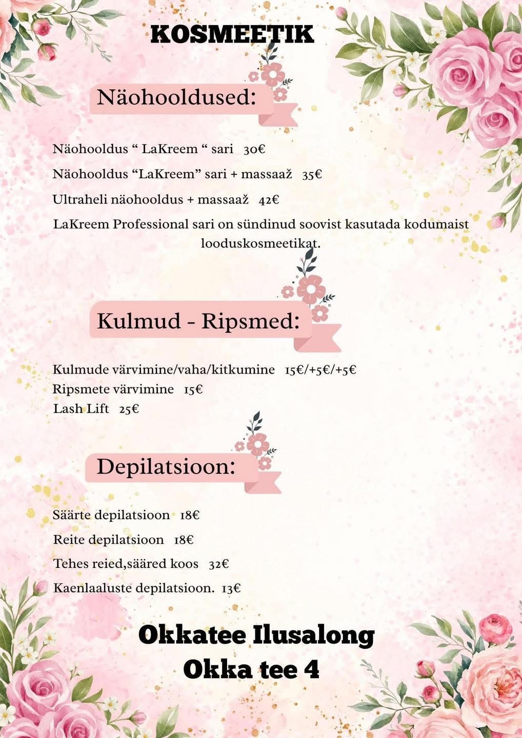 Ilusalongi teenused
